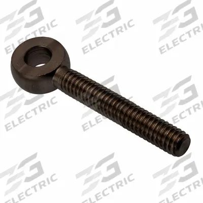 AMPG Fixed Rod End: Steel, Black Oxide, 2 in Hole Center-to-End Lg, Right Hand - Steel Male Threaded Fixed Rod Ends