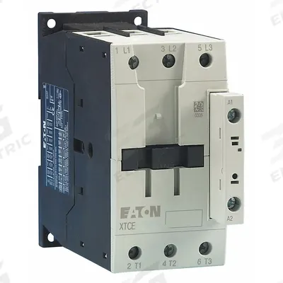 EATON Magnetic Contactor: Non-Reversing, 3 Poles, 3NO Contacts, 50 A - Non-Reversing IEC Contactors