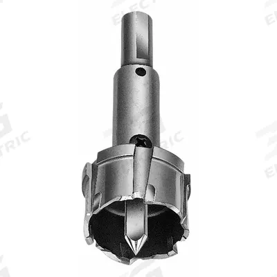 MILWAUKEE Annular Cutter: 11/16 in Cutter Dia, 1/2 in Max Cutting Dp, Pilot Pin Included - One-Piece Alternate-Tooth Carbide-Tipped Annular Cutters