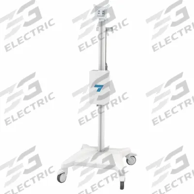 CAPSA HEALTHCARE Vesa Monitor Cart: Aluminum, (4) Swivel with Brake - Mobile Medical Equipment Workstations
