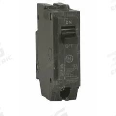 GE Miniature Circuit Breaker: THQC, 25 A, 120/240V AC, Single Phase, 10kA at 120/240V AC, Std (MPN THQC1125WL). Key specifications — Amps: 25 A; AC Voltage Rating: 120/240V AC; Phase: Single; Max. AIR Rating: 10kA at 120/240V AC; For Use With: GE Panelboards.
