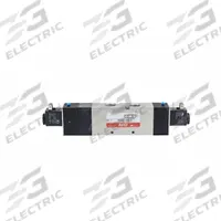 ARO Solenoid Air Control Valve: MaxAir, Four-Way / Three-Position, 24V DC, 1/2 in Female NPT, Closed (MPN M314SD-024-D). Key specifications — attr1086925: Closed; attr1092969: Non-Locking; attr1086920: M314SD-024-D; attr1092977: Solenoid Return.