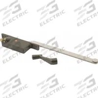 PRIME-LINE Window Operator: Crank, Handle Included, Left-Hand, Frame, Gray, 4 3/4 in Base Lg (MPN H 4302). Key specifications — Brand: PRIME-LINE; For Use With: Casement Windows; Finish: Bronze Coated; Color: Gray; Handing Orientation: Left-Hand; Handle Type: Crank; Mounting Location: Frame; Product Type: Window Operator.