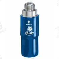 HUSKY Swivel: Swivel, Reconnectable, 1 in BSPM Inlet, 1 in BSPM Discharge (MPN 014438A). Key specifications — Product Type: Swivel; Discharge Gender: Male; Inlet Gender: Male; Body Material: Aluminum/Stainless Steel; Inlet Standard: BSP; Brand: HUSKY; Discharge Standard: BSP; Chemical Compatibility: DEF.