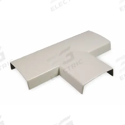 LEGRAND Tee: 2300, 2 1/4 in Wd, 3/4 in Ht, Plastic - Tees for Nonmetallic Single-Channel Raceways