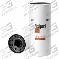 FLEETGUARD Automotive Oil Filter: 12 3/16 in Overall Ht, 15 in Overall Lg, 9 7/8 in Overall Wd, Oil (MPN LF17499). Key specifications — Brand: FLEETGUARD; Compatible Vehicle Make: Integrated Coach.