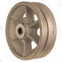 APPROVED VENDOR Caster Wheel: 4 in Wheel Dia., 2 in Wheel Wd, Iron, 700 lb Load Rating, Roller, Gray (MPN P-C-040X020/050R-VG1). Key specifications — Includes Spanner Bushing: Not Included; Wheel/Tread Material: Iron; Wheel/Tread Color: Gray; Brand: APPROVED VENDOR.