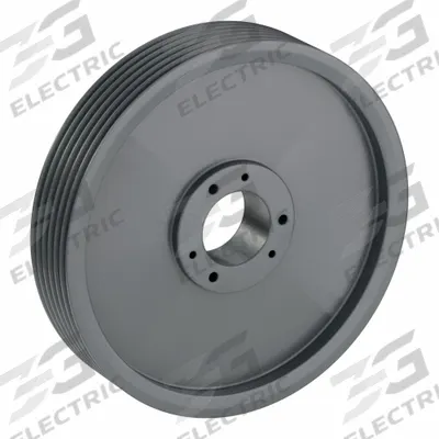 APPROVED VENDOR V-Belt Pulley: 3V1400, 6 Groove, 14 in OD, Bushed Bore - Bushed-Bore Cast-Iron Wedge V-Belt Pulleys