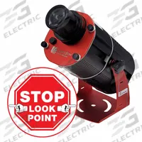 LASERGLOW TECHNOLOGIES Fixed Image Projector: Projector, Lens and Image Template, Stop Look Point (MPN HSV8F207X). Key specifications — Brand: LASERGLOW TECHNOLOGIES; Includes: Mounting Brackets; Laser Color: White; Watts: 80 W; Legend/Background Color: Stop Look Point; Manufacturer Part Number: HSV8F207X; Product Type: Projector, Lens and Image Template.