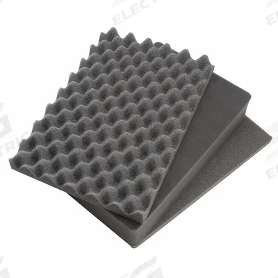 PELICAN Case Replacement Foam: 16 3/4 in x 11 1/8 in, 3/4 in_3 3/8 in Foam Thick - Cubed Pick & Pull Foam Inserts