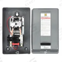 SQUARE D Definite Purpose Magnetic Motor Starter: Non-Reversing, 2 Poles, 30 A, 120V AC Coil (MPN 8911DPSG32V02). Key specifications — Brand: SQUARE D; Thermal Units Required: 1 Thermal Unit Required (Not Included).