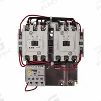 EATON NEMA Magnetic Motor Starter: Reversing, 3 Poles, NEMA Size 1, 27 A, 120V AC Coil (MPN AN59DN0A5E005). Key specifications — Brand: EATON; Auxiliary Contact Form: 1NO; Coil Voltage: 110/120V AC; Phase: Three; Operator: None; Operator Controls: None; Auxiliary Contacts Included: 1NO; Signaling Features: Pilot Light.