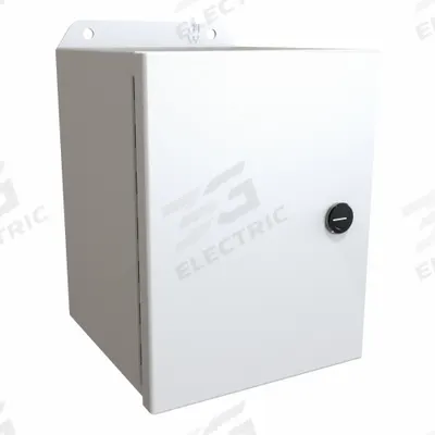 HAMMOND Electrical Enclosure: Steel, 8 in x 6 in x 6 in, NEMA 12/13/3R/4, w/Panel - Steel Washdown Enclosures