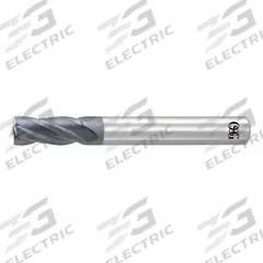 OSG Square End Mill: Carbide, WXL Coated, 4 Flute, 3/8" Mill Dia, 1" LOC, 2-1/2" OAL (MPN 36041211)