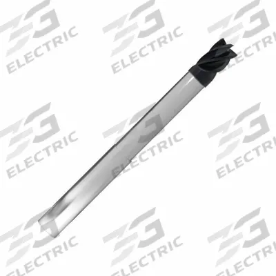 APPROVED VENDOR Square End Mill: Carbide, AlCrN Coated, 5 Flute, 3/8" Mill Dia, 1/2" LOC - Reduced-Neck Fast-Cutting Carbide Square End Mills for Stainless Steel & Super Alloys