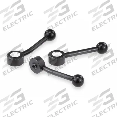 KIPP Adjustable Handle: Steel, 1/4"-20 Thread, 18 mm Thread Lg - Low-Profile Adjustable Tension Levers with Threaded Hole
