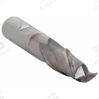 CLEVELAND Square End Mill: High Speed Steel, TiCN Coated, 2 Flute, 9/16" Mill Dia, 1-1/8" LOC (MPN C33831)