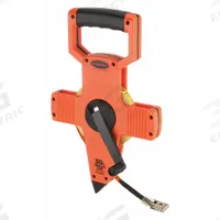 KESON Long Tape Measure: Manual, OTR-1810-50, SAE/Engineers Scale, 50 ft, 1/8 in, Plastic, Manual. Key specifications — attr939846: OTR-1810-50; attr939849: Fiberglass; attr939859: Nonmagnetic Double Hook; attr939850: Double-Sided; attr939855: 1/8 in; attr944023: Hook End; attr940484: KESON; attr985224: Plastic.