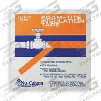 NU-CALGON Foam Tape: Continuous Roll, 2 in Roll Wd, 10 yd Overall Roll Lg, 125 mil Thick, Firm (MPN 4219-12). Key specifications — Series: Foam-Tite.