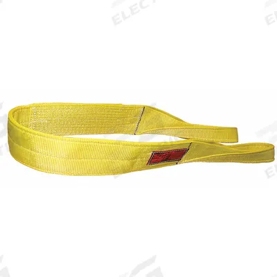 STREN-FLEX Web Sling: Type 3, Nylon, 12 ft Sling Lg, 18 in Eye Lg - Standard Nylon Flat-Eye Web Slings