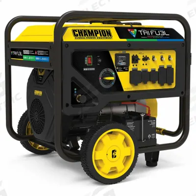 CHAMPION POWER EQUIPMENT Portable Generator: Conventional, Gasoline/Natural Gas/Propane - Conventional Generators