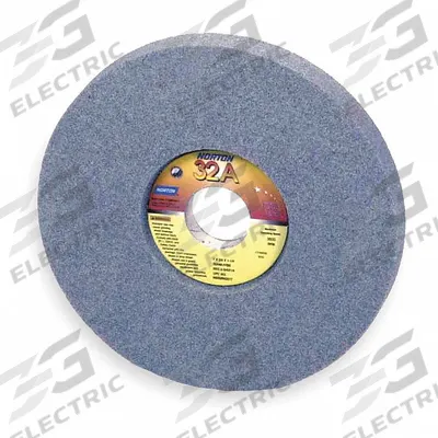 NORTON Recessed Grinding Wheel: Type 5, 7" x 1" x 1 1/4", 32A46-HVBE - Grinding Wheels for Moderate-to-Heavy Grinding of Tool Steels