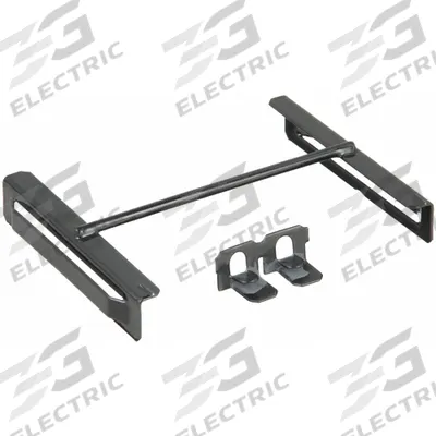 GROTE Hold Down Set Adjustable: Hold Down, 6 7/8 in Overall Lg, 9 in Overall Wd - Battery Hold Downs