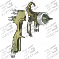 BINKS HVLP Spray Gun: HVLP, 8 in to 12 in, 1/4 in Air Inlet Size, Coatings/Paints, 15.5 cfm @ 10 psi (MPN 2465-14HV-32S0). Key specifications — Brand: BINKS; Air Consumption: 15.5 cfm @ 10 psi; Compatible Fluid Type: Coatings; Includes: Hardened Stainless Steel, Heat Treated Fluid Nozzle.