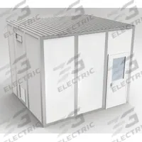 PORTA-FAB Modular Cleanroom: 12 ft x 10 ft x 10 ft, 120 sq ft Int Area, STC 31 (MPN 8CR1012). Key specifications — Brand: PORTA-FAB; Sound Transmission Coefficient: STC 31; Wall Material: Steel; Assembled: Unassembled.