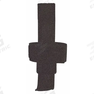 UNCLE MIKES UNCLE MIKE'S Radio Pouch: Black, Nylon - Duty Equipment Pouches