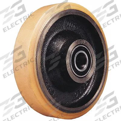 APPROVED VENDOR Caster Wheel: 12 in Wheel Dia., 1 3/4 in Wheel Wd, Polyurethane, Iron, Std - Polyurethane Tread on Iron Core Wheels