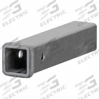 CURT Trailer Receiver Tube: 2 in Compatible Hitch Size, 12 in Overall Lg, 2 1/2 in Overall Wd, Steel (MPN 49120). Key specifications — Brand: CURT; Material: Steel.