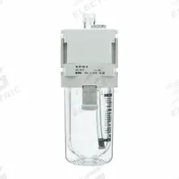 SMC Lubricator: 1/4 in NPT, 1 MPa Max Op Pressure, 60°C Max Op Temp, Plastic Bowl, Die-Cast Aluminum (MPN AL20-N02-CZ-D). Key specifications — attr111774: Die-Cast Aluminum; attr111402: AL-D; attr111761: SMC.