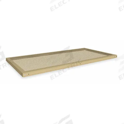 TENNSCO Shelf: 48 in Overall Wd, 12 in Overall Dp, Solid Shelf, 22 ga, Tan - Solid Steel Shelves for Standard Metal Shelving