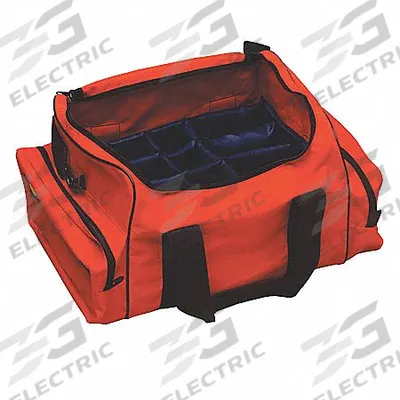 EMI Trauma Bag: 20 in L x 12 1/2 in W x 9 in H, Cordura Nylon, Orange, 11-20 in - Medical Duffel Bags