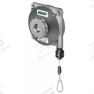 SPEEDAIRE Tool Balancer: Non-Locking, 2 lb Max. Tool Wt, 5 ft Cable Lg, Die Cast Aluminum - General Purpose Tool Balancers