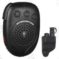 EARPHONE CONNECTION Bluetooth Speaker Microphone: Fits Harris, 3.5 mm Jack, 0 in Cord, Push To Talk (MPN Interceptor 28). Key specifications — Compatible Radio Series: P7300; Color: Black; Radio Connector Type: Bluetooth; Brand: EARPHONE CONNECTION; Manufacturer Part Number: Interceptor 28; Push To Talk: Yes.