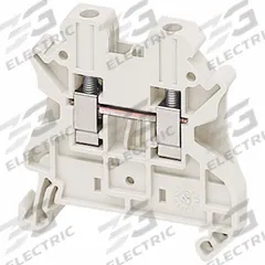 SCHNEIDER Terminal Block: DIN Rail Mounting Type, Screw Clamp Wire Termination, 2 Wire Terminals (MPN NSYTRV42WH). Key specifications — Brand: SCHNEIDER; For Minimum Wire Size: 26 AWG.