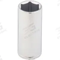 WESTWARD Socket: Metric, 3/8 in Drive Size, 23 mm Socket Size, 6-Point, Deep, Chrome, Socket (MPN 53YT66). Key specifications — attr1204417: WESTWARD; attr1204392: Chrome.