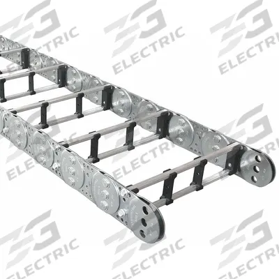 KABELSCHLEPP Cable and Hose Carrier: Open, 3 Channels, 1.81 in Cavity Ht, 10 in Cavity Wd - Steel Cable & Hose Carriers