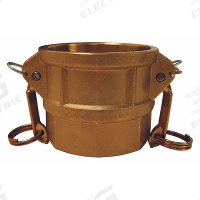 DIXON VALVE & COUPLING Cam and Groove Coupling: 1 1/4 in Coupling Size, 1 1/4 in Hose Fitting Size - Type D Forged Brass Cam & Groove Fittings