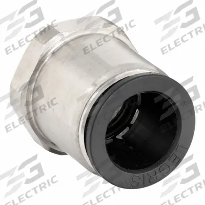 LEGRIS Push-Fit Adapter Fitting: 14 mm OD x 3/8 in Pipe Size, Push-to-Connect x MBSPP - Nylon & Nickel-Plated Brass Tube Fittings