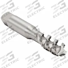 CLEVELAND Spiral Flute Tap: M12x1.75 Metric, D6 / 6H, 3 Flute, Bottoming Chamfer, High Speed Steel (MPN C58815)