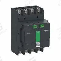 SCHNEIDER Contactor: 4 Poles, 4NO Contacts, 265 A, 120V AC/48V AC Coil (MPN LC1G2654EHEA). Key specifications — Brand: SCHNEIDER; Integrated Surge Suppression: No; Wire Termination Type: Spring Loaded; Nominal Coil Voltage @ 60Hz: 48V AC.