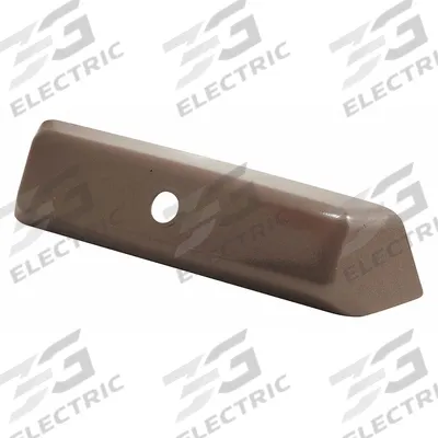 TRUE HARDWARE Operator Cover: 5 3/8 in Overall Lg, Brown - Awning & Casement Window Operator Covers