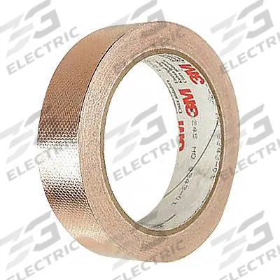 3M Conductive Electrical Tape: 3/4 in Wd, 18 yd Lg, 4 mil Thick, 600 V Volt Rating - General Purpose Foil Electrical Tape