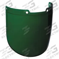 UVEX BY PIP Face Shield Visor: 15 7/8 in Overall Wd, 9 in Overall Ht, 0.09 mm Overall Thick, Green (MPN S9565). Key specifications — Material: Polycarbonate; Brand: UVEX BY PIP; Compatible Grainger Part Number: 21UN86.