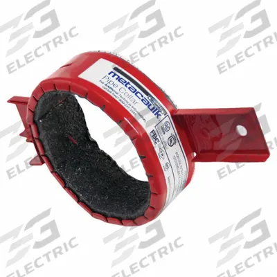 METACAULK Firestop Pipe Collar: 2 in For Pipe Size - Firestop Collars for Pipes