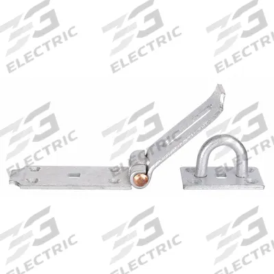 APPROVED VENDOR Hasp: Steel, 2 7/16 in Ht, 7 1/2 in Lg - Conventional Hasps