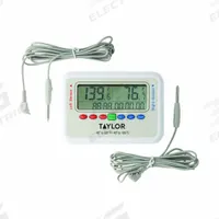 TAYLOR Thermometer: -40°F to 221°F /-40°C to 105°C, ±1.8°F, Bullet (MPN 144210). Key specifications — Display Type: Digital; Brand: TAYLOR.